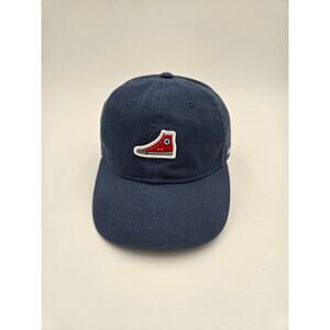 Converse All Star Youth Snapback Hat Blue Red Sneaker Logo Adjustable Cap